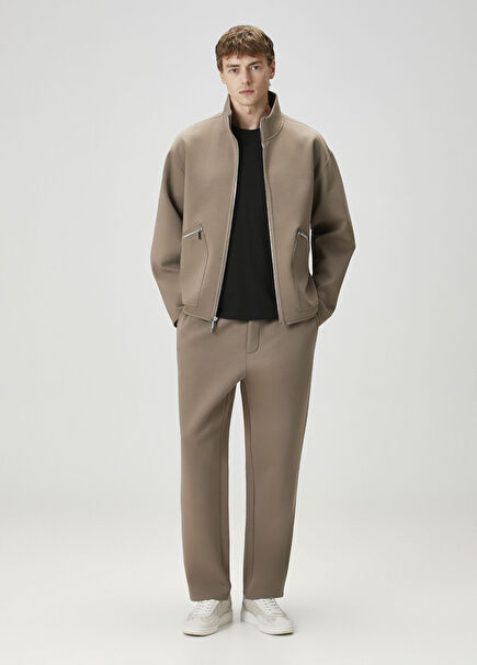 Vizon Beli Kordonlu Eşofman Altı