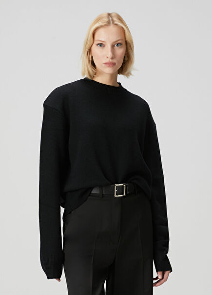 Black Wool Sweater