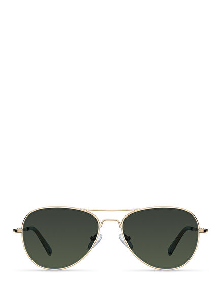Ashia Green Gold Unisex Sunglasses