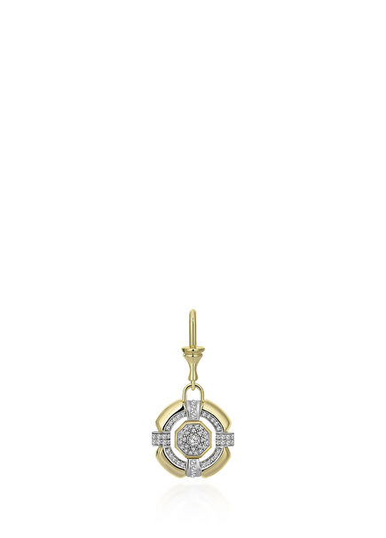 Stardust Diamond Stone 14K Gold Women's Pendant