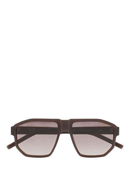 Cade Kahverengi Asetat Unisex Güneş Gözlüğü