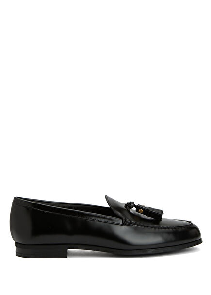 Black Women's Leather Loafer