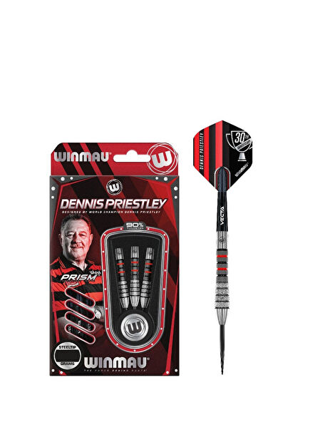 Dennis Priestley Diamond 3 Zero 90% Tungsten Steel Tipped Dart Arrow