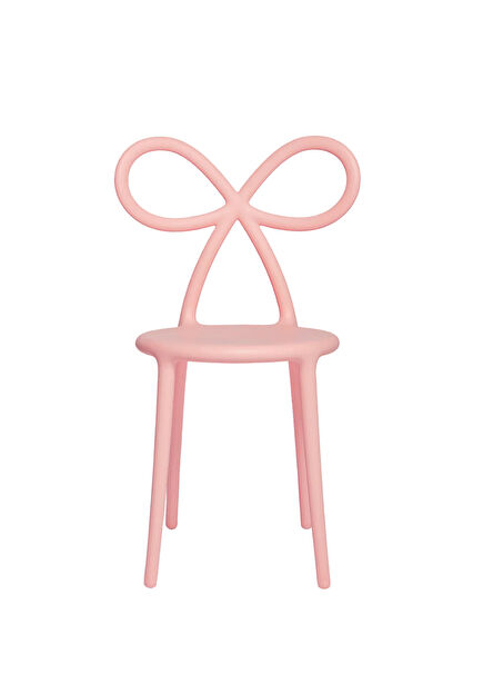 Ribbon Pembe Yemek Odası Sandalyesi