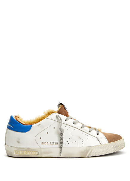 Superstar Mavi Beyaz Kadın Deri Sneaker