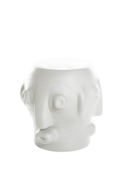 Threebu Beyaz Tabure