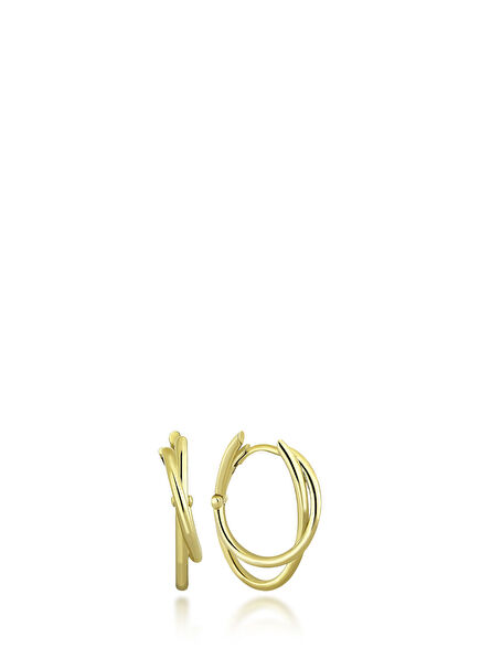 Two Pack 14K Gold Women's Earrings