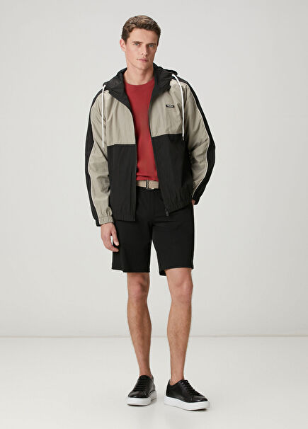 Siyah Beli Kordonlu Magnetic Teknik Şort