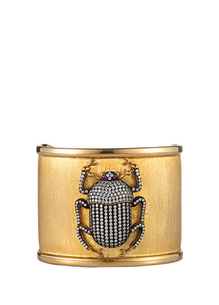 Pharaoh Cuff Women's Gold Plated Bracelet