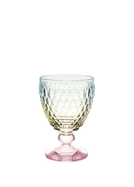 Boston Pearl Color Crystal Red Wine Glass