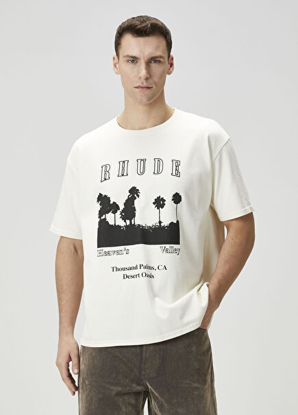 White Printed T-Shirt