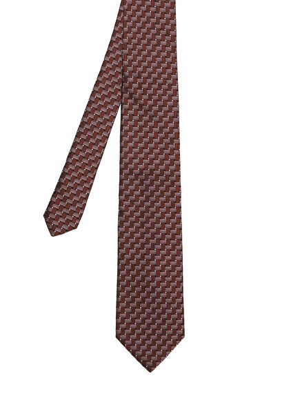Brown Silk Tie