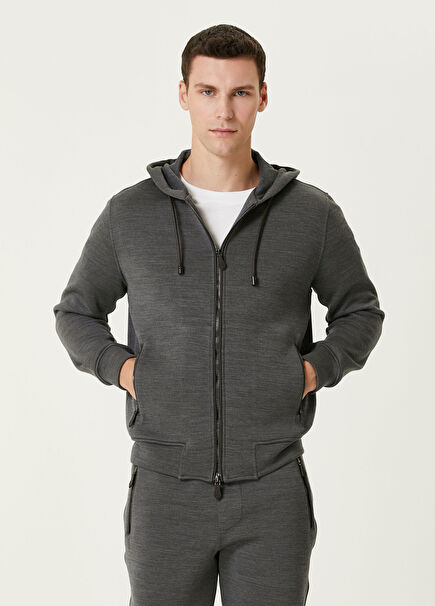 Grey Hooded Sweatshirt