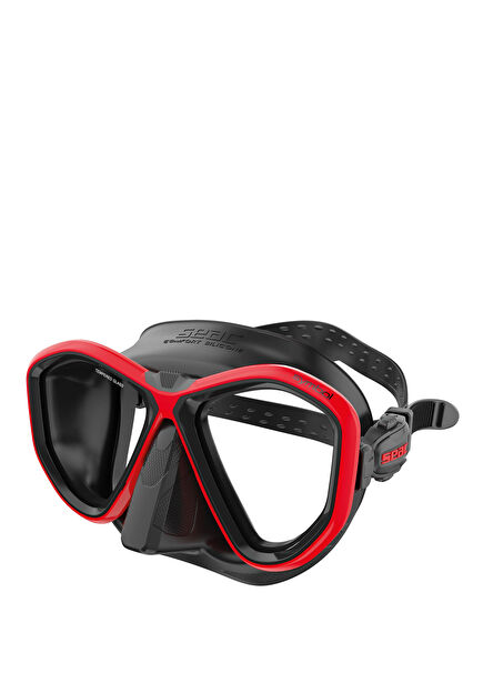 Symbol Black Red Diving Mask