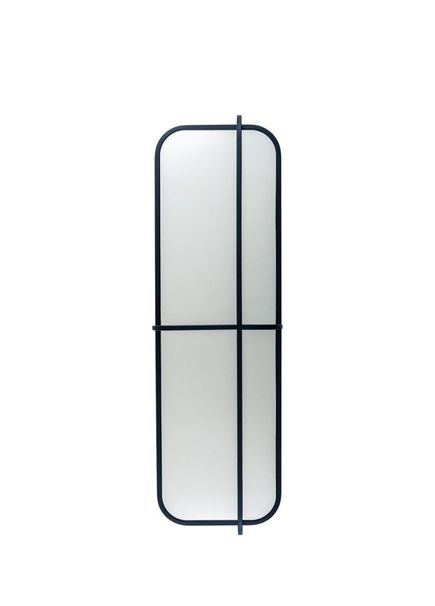 Kiosk Black Big Size Wall Mirror