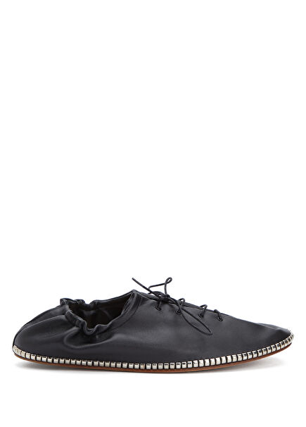 City Siyah Erkek Deri Sneaker