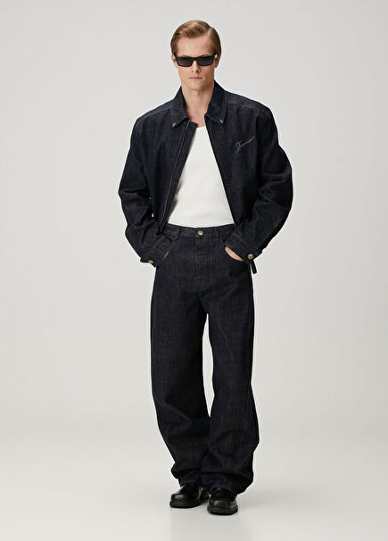 Koyu Lacivert Jean Pantolon