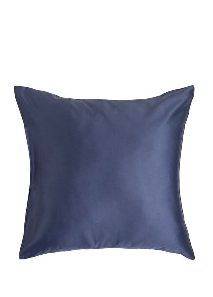 Solid Navy Blue 100% Cotton Satin Pillowcase 60x60 cm