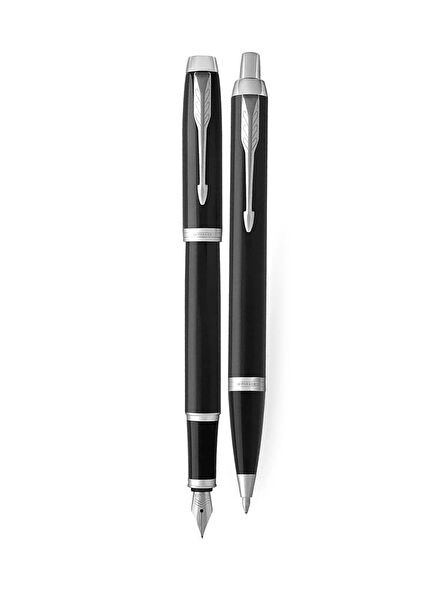 IM Duo Black Fountain Pen and Ballpoint Pen Set of 2 2214457