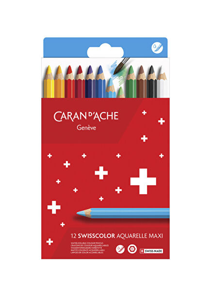 Swisscolor 12-Color Water Soluble Pen