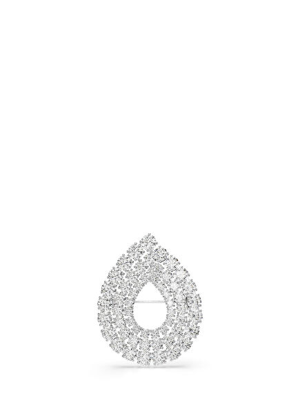 Matrıx Brooch Tennis Whıte Rhs Kadın Broş