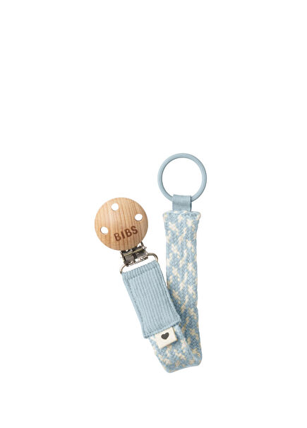 Baby Blue Ivory Pacifier Clip