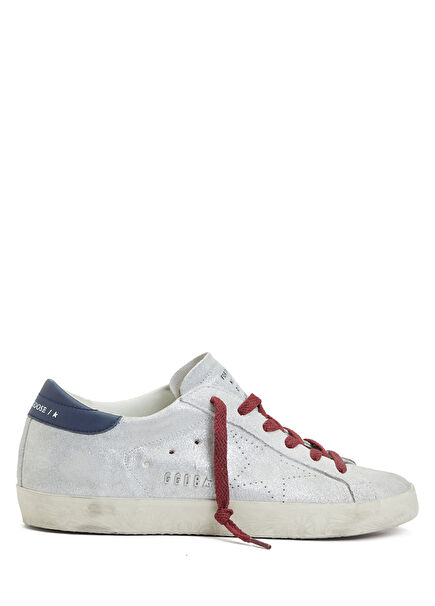 Super Star Silver Women's Leather Sneakers
