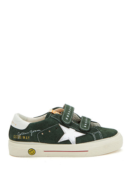 May Yeşil Çocuk Süet Sneaker