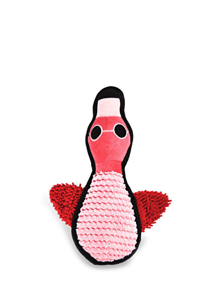 Pembe Kuş Peluş Köpek Oyuncağı