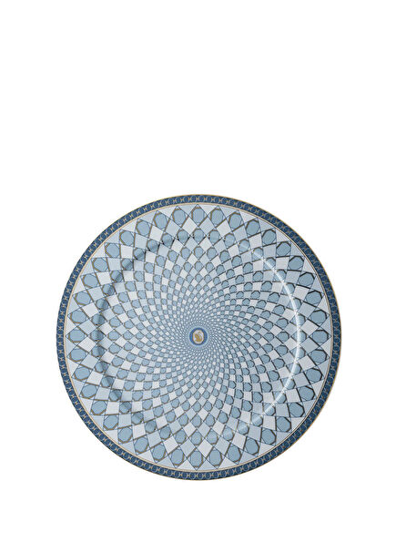 Signum Azure Blue Porcelain Plate