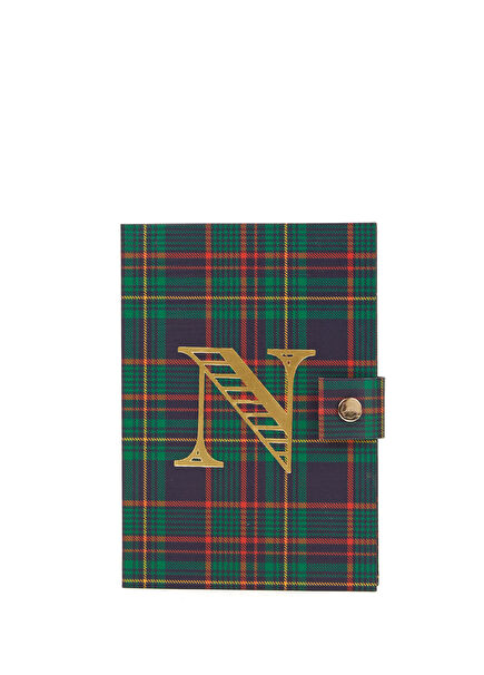 Aspen Green N Letter Detailed Notebook