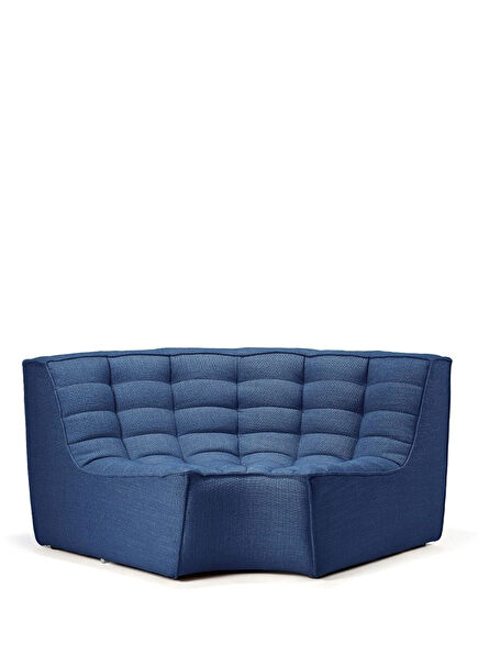 N701 Blue Round Corner Module Sofa
