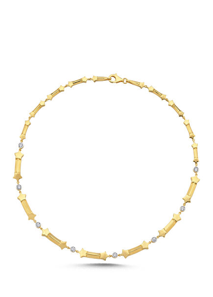Go For Gold Women's Silver Necklace