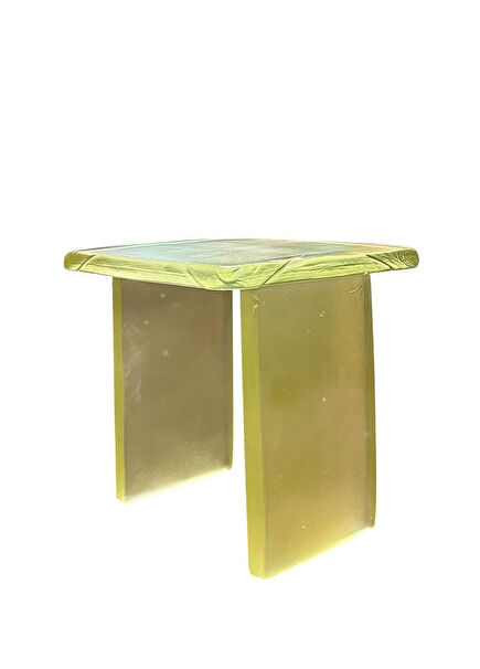 TT Green Glass Side Table