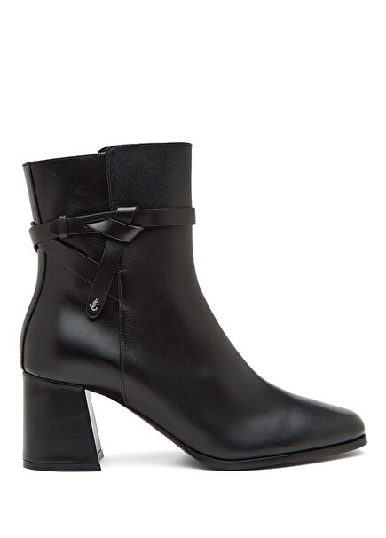 Lawton Siyah Kadın Deri Bot