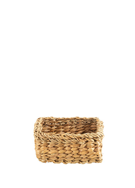 Fapino Natural Water Hyacinth Basket 18x18 cm