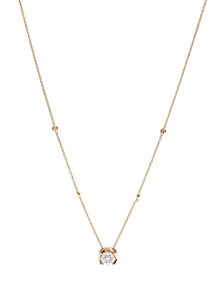 Pırlantalı Kadın Altın Kolye