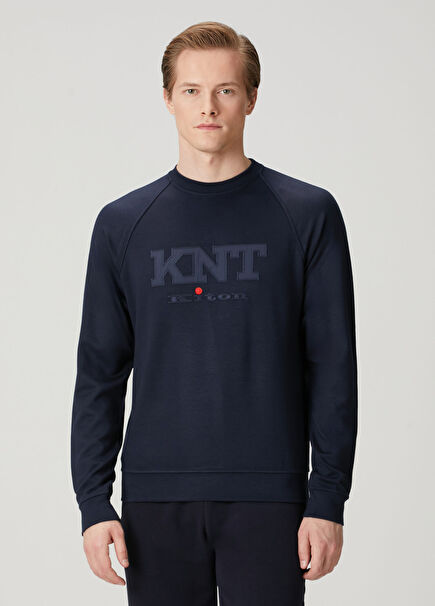 Mavi Logo Detaylı Sweatshirt