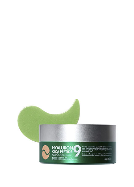 Hyaluron Cica Peptide 9 Ampoule Eye Patch 60 Adet Peptit İçeren Rahatlatıcı Hidrojel Bandı