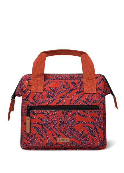Adelaide Desenli Kırmızı Unisex Yemek Taşıma Çantası