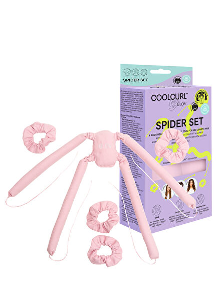 Coolcurl Spider Box Pink