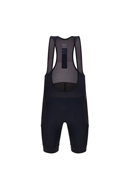 Impact Pad Siyah Askılı Kısa Unisex Bisiklet Taytı