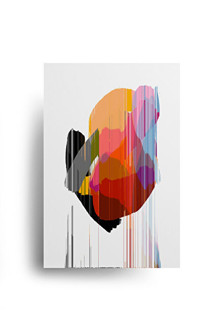 Black Poster 30x40 cm