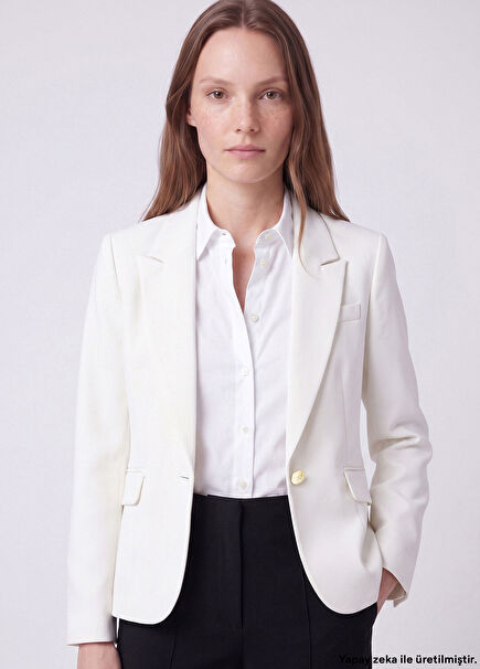 Taş Tek Düğmeli Blazer