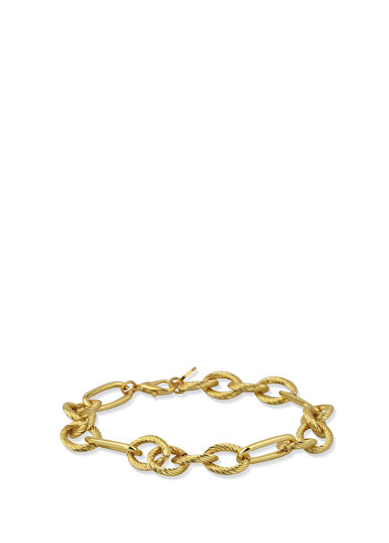 Olympia Düğüm Zincir Altın Kaplama Kadın Bileklik