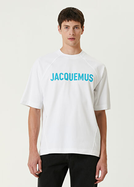 Multicolour White Logo Printed T-shirt