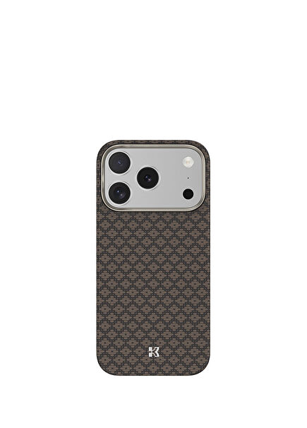 iPhone 17 Pro Max Kevlar ArmorGrid ArmorAir Kahverengi Magsafe Uyumlu Telefon Kılıfı