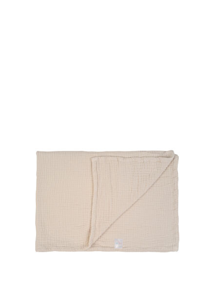 Ekru Müslin %100 Organik Pamuk Bebek Battaniyesi 100 x 120 cm