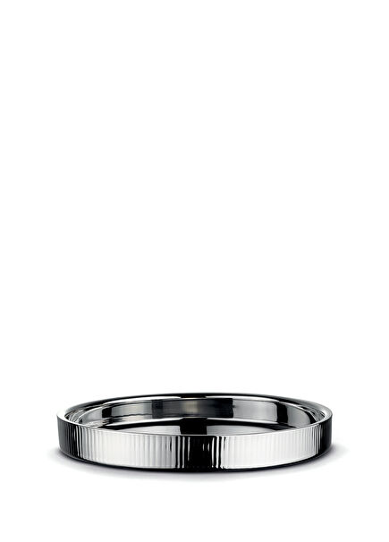 Silver Nights Çelik Yuvarlak Servis Tepsisi