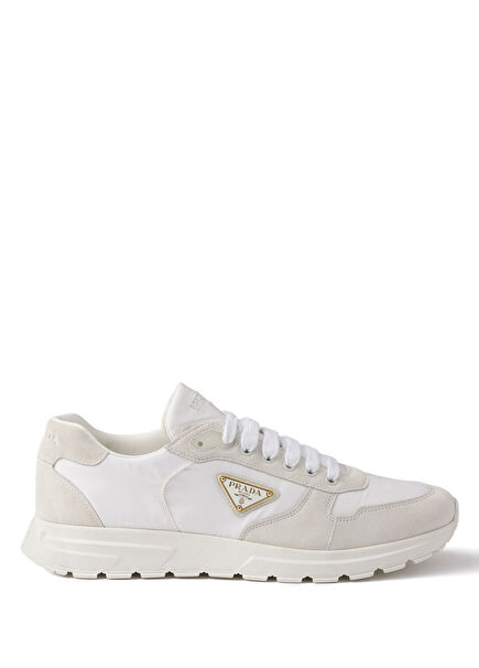 Prax 2.0 Beyaz Re-Nylon ve Süet Erkek Spor Ayakkabı